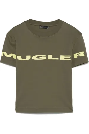 MUGLER Camiseta con aplique del logo