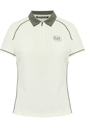 EA7 Polo con logo estampado