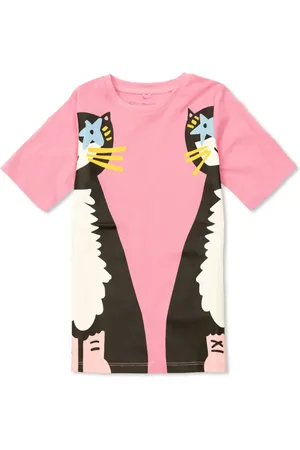 Stella McCartney Vestido corto con estampado gráfico