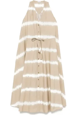 Aspesi Vestido midi a rayas