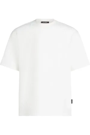 Karl Lagerfeld Camiseta con costuras y letras