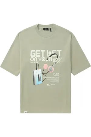 FIVE CM Camiseta de algodón con estampado gráfico