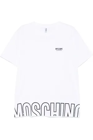 Moschino Camiseta con logo en relieve