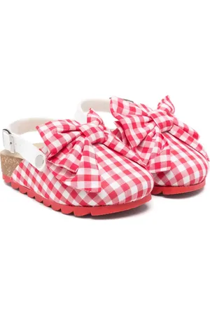 MONNALISA Slippers a cuadros gingham