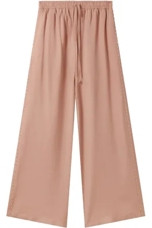 Stella McCartney Pantalones con aplique de cristales