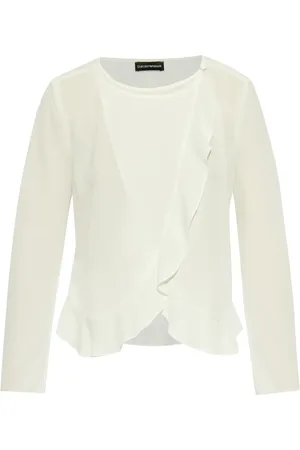 Emporio Armani Blusa con detalle de volantes