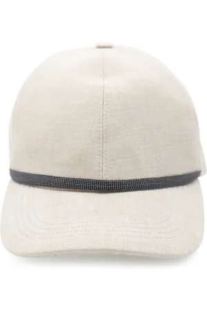 Brunello Cucinelli Gorra con cadena Monili