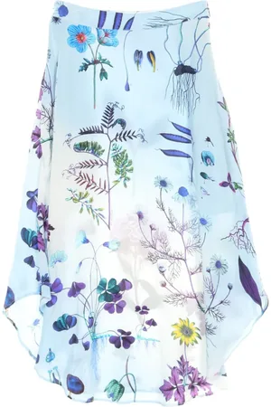 Stella McCartney Falda de seda con estampado floral 2010