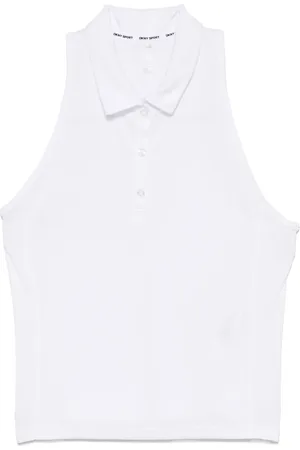 DKNY Polo con espalda de nadador