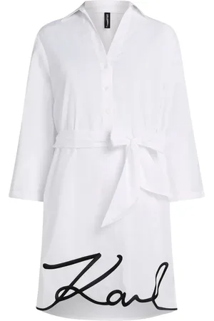 Karl Lagerfeld Vestido de playa DNA Signature