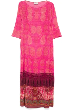 PIERRE-LOUIS MASCIA Vestido Trapezio de seda