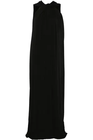Jil Sander Vestido largo drapeado