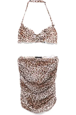 MONNALISA Bikini con motivo de leopardo