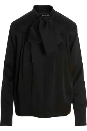 Capasa Milano Blusa con lazo en el cuello