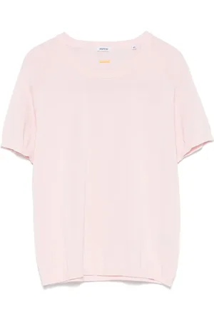 Aspesi Camiseta de algodón con cuello redondo