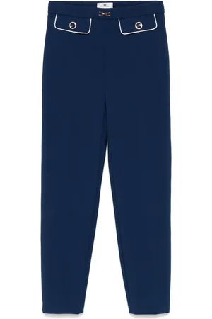 Elisabetta Franchi Pantalones con detalle horsebit