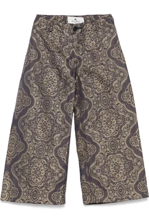 Etro Pantalones con motivo en jacquard