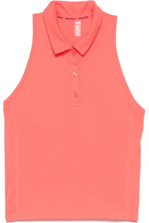 DKNY Polo con espalda de nadador
