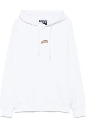 VERSACE Sudadera con capucha y placa del logo