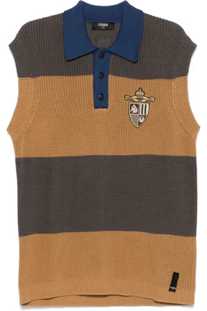 Fendi Polo de algodón