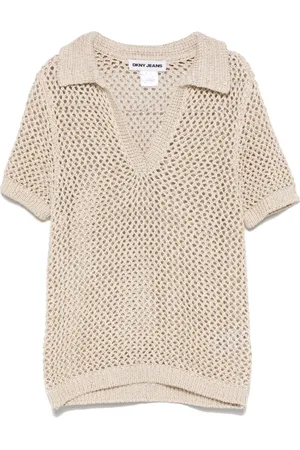 DKNY Top de punto flojo