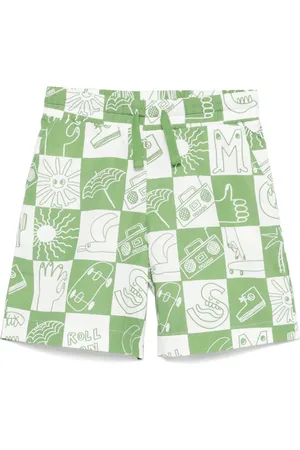 Stella McCartney Bermudas con estampado gráfico