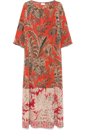 PIERRE-LOUIS MASCIA Vestido Trapezio de seda