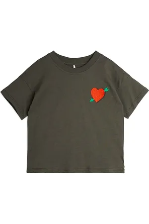 Mini Rodini Camiseta con aplique de corazón