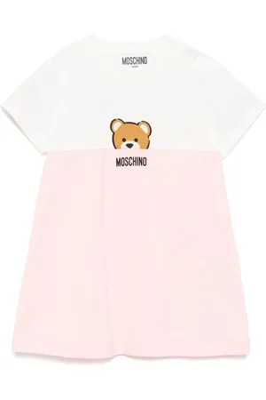Moschino Vestido con logo estampado