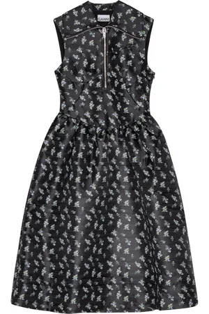 Ganni Vestido con motivo floral