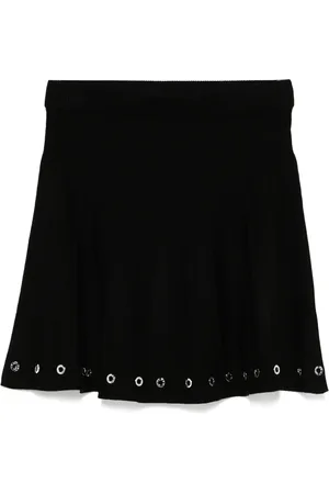 DKNY Falda con detalle de ojales