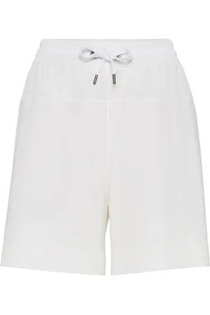 Brunello Cucinelli Pantalones cortos de deporte a paneles