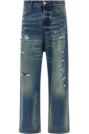 Vetements Vaqueros estilo baggy de algodón