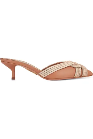 Aquazzura Mules Felix con tacón de 50 mm