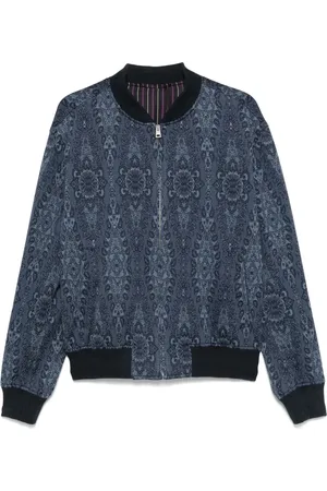Etro Chaqueta bómber con motivo en jacquard