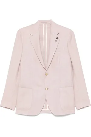 LARDINI Blazer con detalle de broche