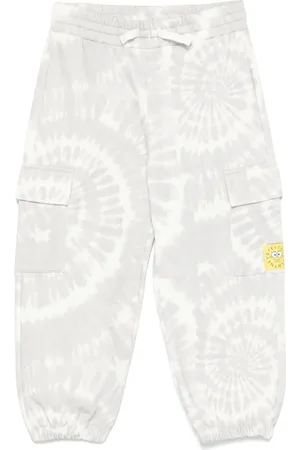 Stella McCartney Pantalones de chándal con motivo tie-dye de x SpongeBob SquarePants