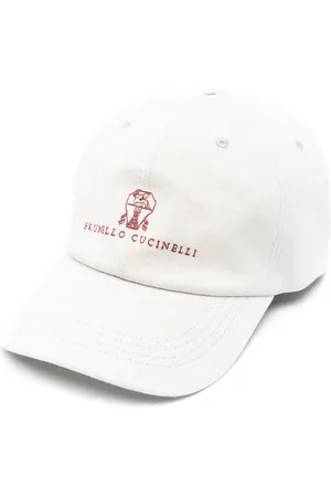 Brunello Cucinelli Gorra con logo bordado