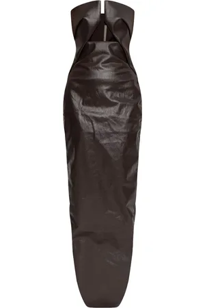 Rick Owens Vestido midi con abertura