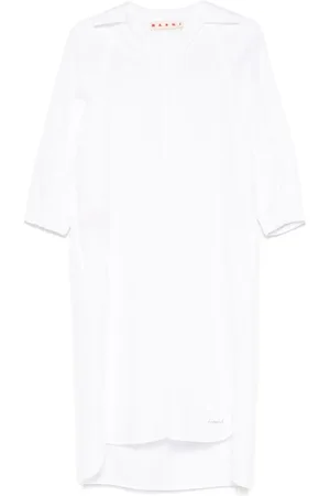 Marni Vestido midi de popelina
