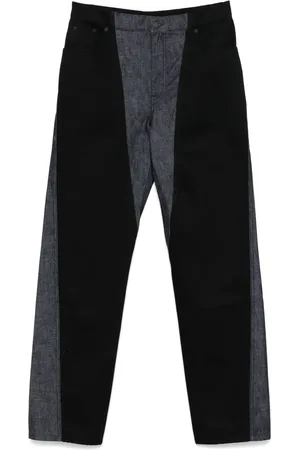 MUGLER Vaqueros rectos bicolor