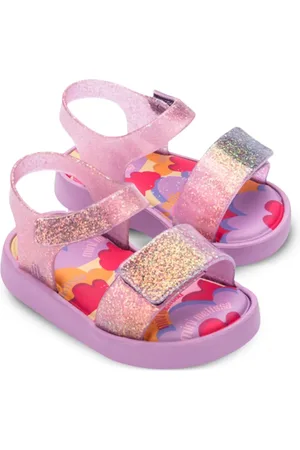 Melissa Sandalias con detalle de purpurina