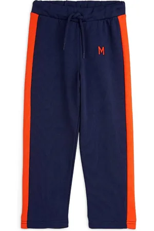 Mini Rodini Pantalones de chándal con logo bordado