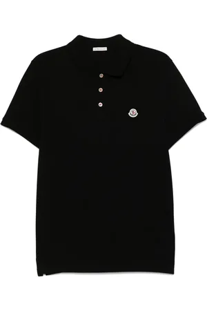 Moncler Polo de algodón con parche del logo