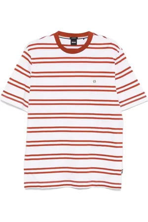 HUGO BOSS Camiseta de algodón con monograma Double B