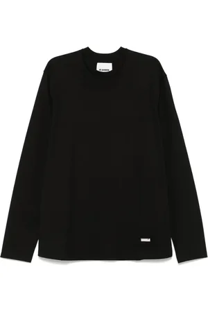 Jil Sander Camiseta con placa del logo
