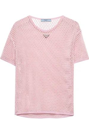 Prada Camiseta de malla