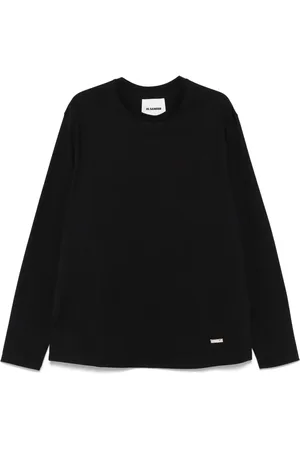 Jil Sander Camiseta con placa del logo