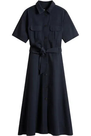 Woolrich Vestido camisero con cinturón
