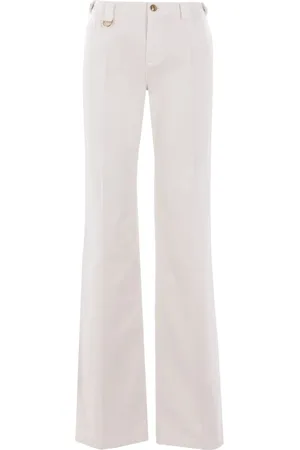 Chloé Pantalones rectos de algodón